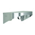 Bradley 7B2-0051296 Shelf, Stainless Satin, 20 Gauge-w/Hooks, 5 X