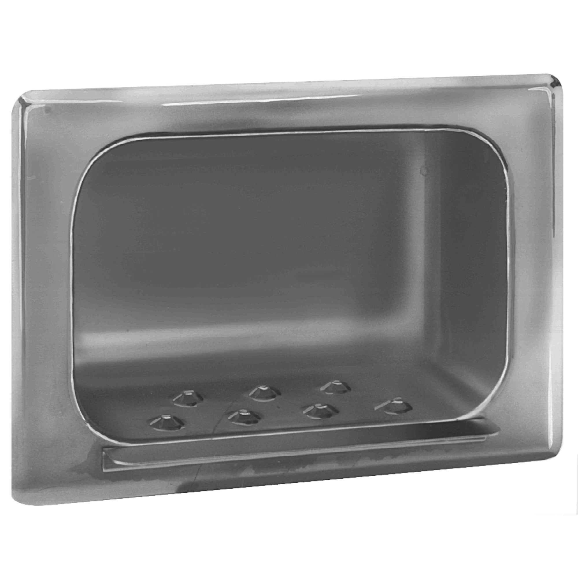 Bradley 9403-000000 Soap Dish, Satin SS, Recessed