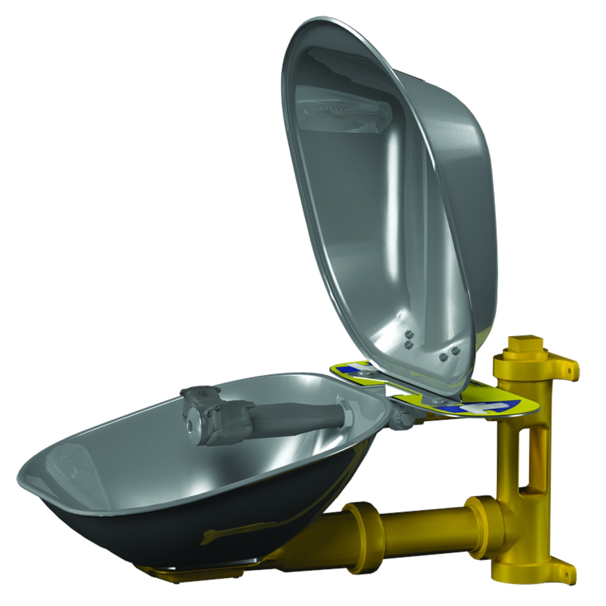 Bradley S19224DC Safety Eyewash, Wall Mount Sparrow Supply