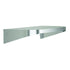 Bradley 7B2-0081800 Shelf, Stainless Satin, 20 Gauge, 8 X 18