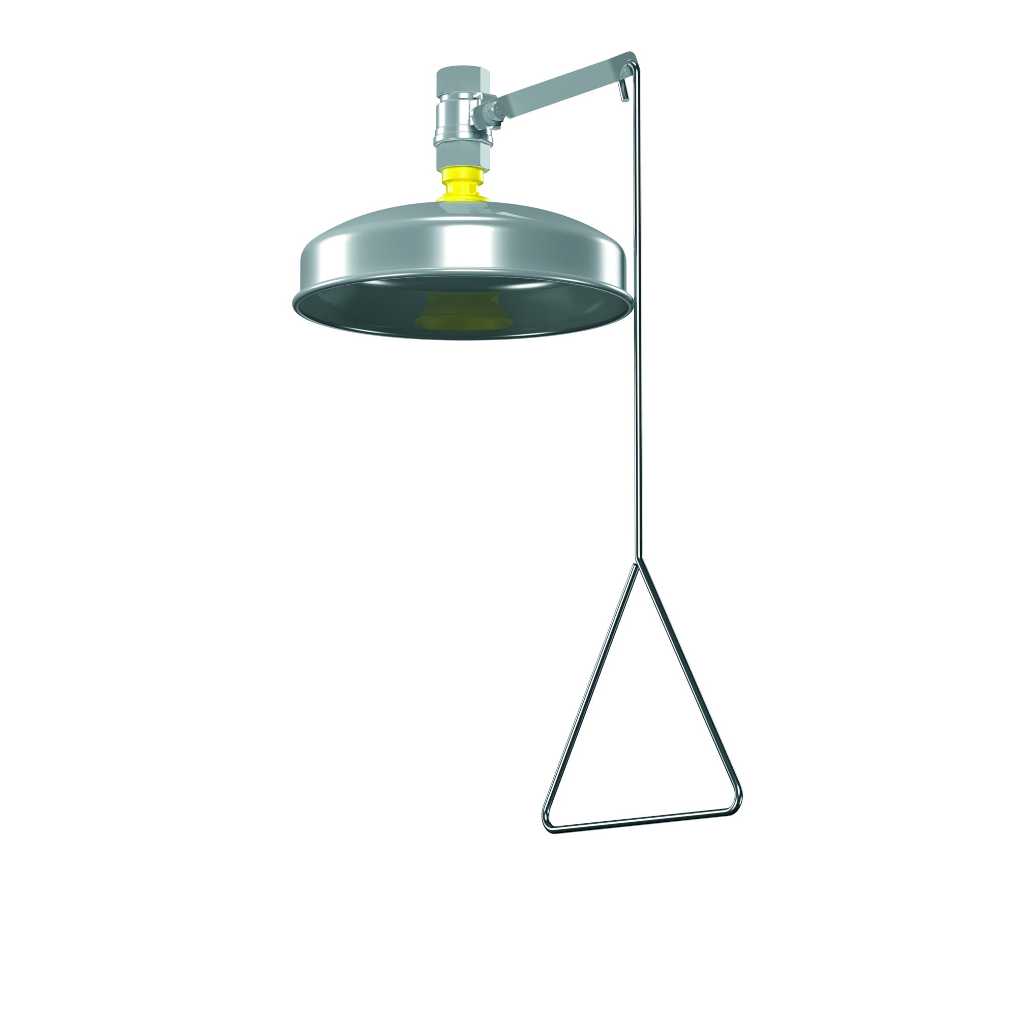 Bradley S19-130ABF Drench Shower, Vertical Sply, SS Shroud, BF Sparrow Supply