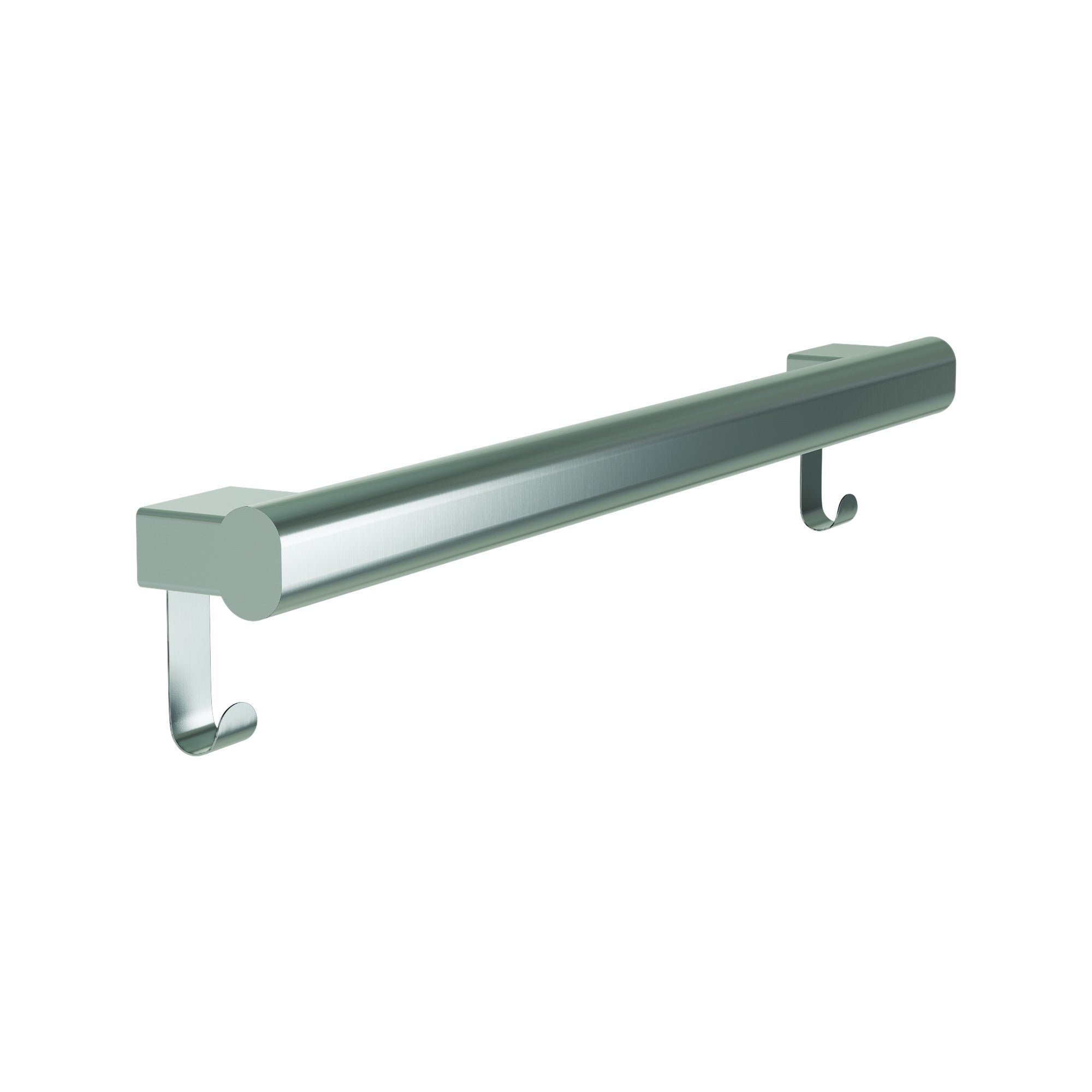 Bradley 8B1-0012400 Grab Bar Oval, Stainless Satin, 24"