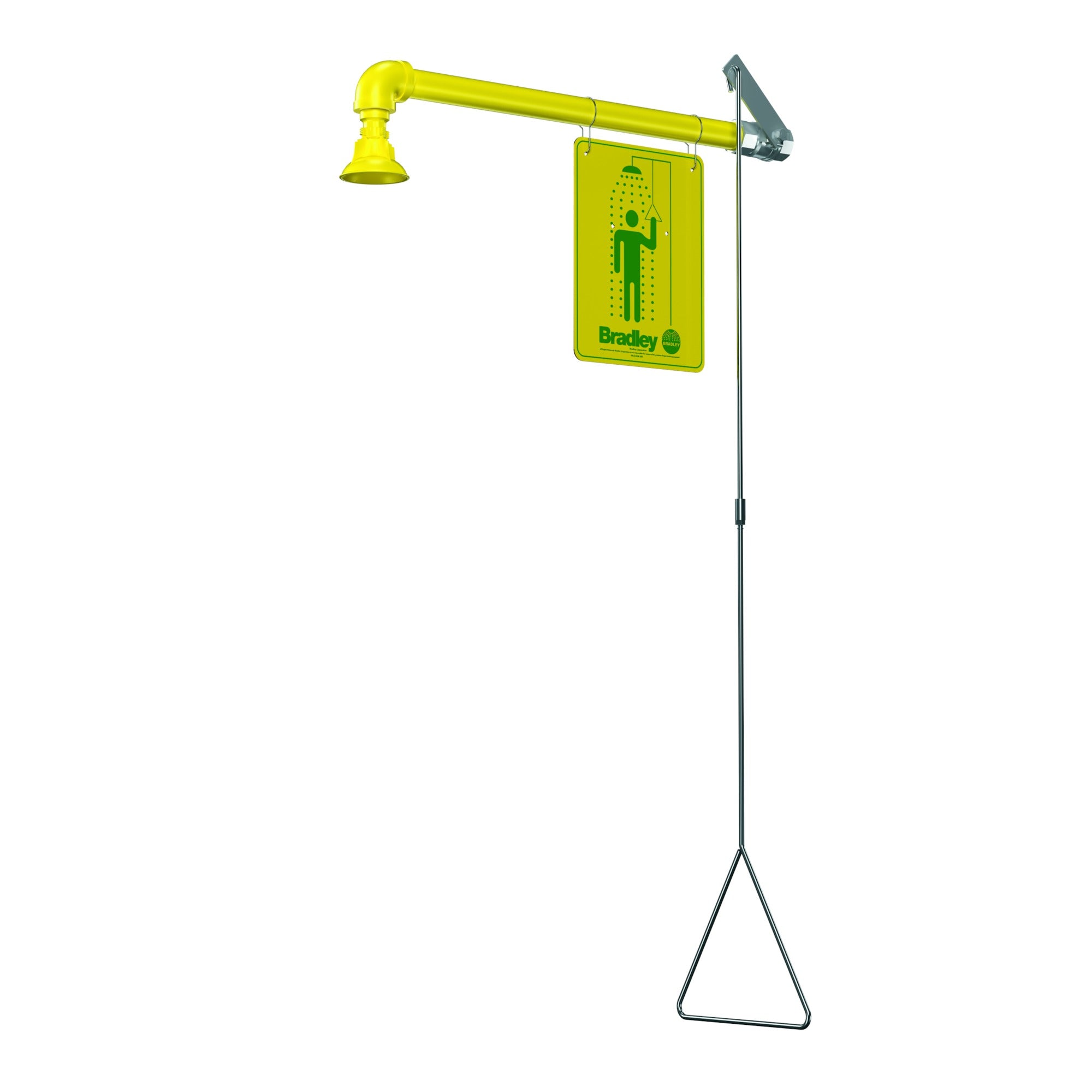 Bradley S19-120BF Horizontal Drench Shower, Plastic Head, BF Sparrow Supply