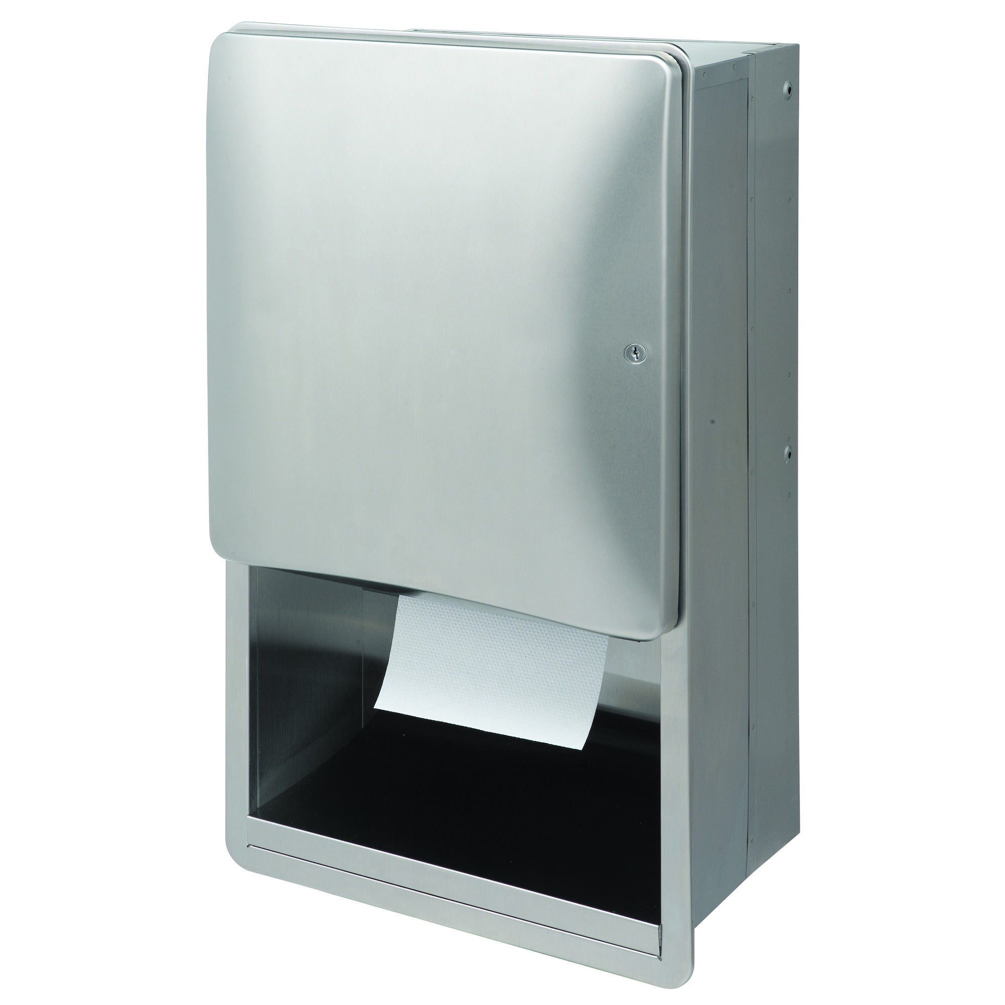 Bradley 2A01-100000 Towel Disp, Roll, Semi-Recessed Sparrow Supply